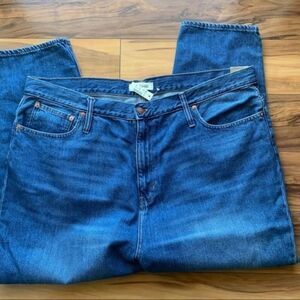 Madewell the blue denim mom jeans 36